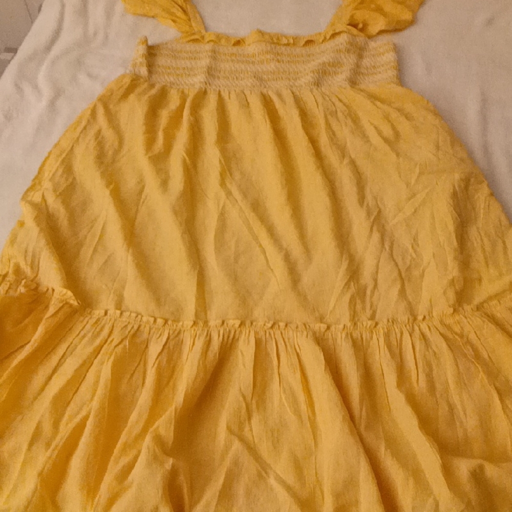 Sunny Yellow Casual Dress for Women